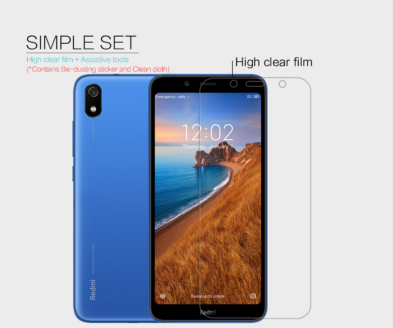 NILLKIN-Anti-scratch-High-Definition-Soft-PET-Screen-Protector-for-Xiaomi-Redmi-7A-Non-original-1515955-5